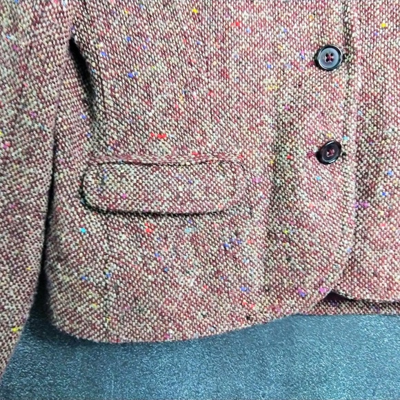 OLD NAVY | Red Tweed Cropped Blazer Size Small - Picture 7 of 7